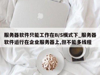 泉州服务器软件只能工作在B/S模式下_服务器软件运行在企业服务器上,但不能多线程 